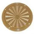 Air Vent, 63mm, Round, Plastic, Oak