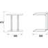 Bin Bracket, Black, for 46 Litre Bins