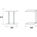 Bin Bracket, Black, for 46 Litre Bins