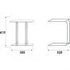 Bin Bracket, Black, for 46 Litre Bins