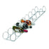 9 Wine Bottle Ring Holder, Chrome Plated