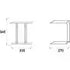 Bin Bracket, Black, for 32 Litre Bins