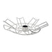 Pole System, Wine Bottle Holder, Chrome Plated
