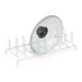Pot Lid Holder, 8 Lid, Silver