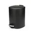 Pedal Bin with Soft Close, Metal, Square, Black, 5 Litre