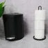 Pedal Bin with Soft Close, Metal, Square, Black, 5 Litre