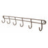 6 Hook Utility Rack, Chrome Plated