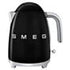 Smeg 1.7L Retro Kettle Black - KLF03BLSA