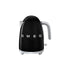 Smeg 1.7L Retro Kettle Black - KLF03BLSA