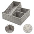 Basket Organiser, Grey, 4 Pieces