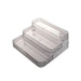 Storage Rack, 3 Tier, Stepped, Transparent, 266mm x 244mm x 103mm