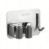 Broom Holder with Hook, Self-Adhesive, 304 Stainless Steel