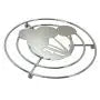 Pot Stand, Round, Chrome Plated