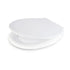 Toilet Seat, Soft Close, White, Plastic