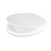 Toilet Seat, Soft Close, White, Plastic
