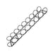 9 Wine Bottle Ring Holder, Black