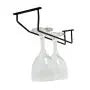 Wine Glass Holder, Black, 1 Row