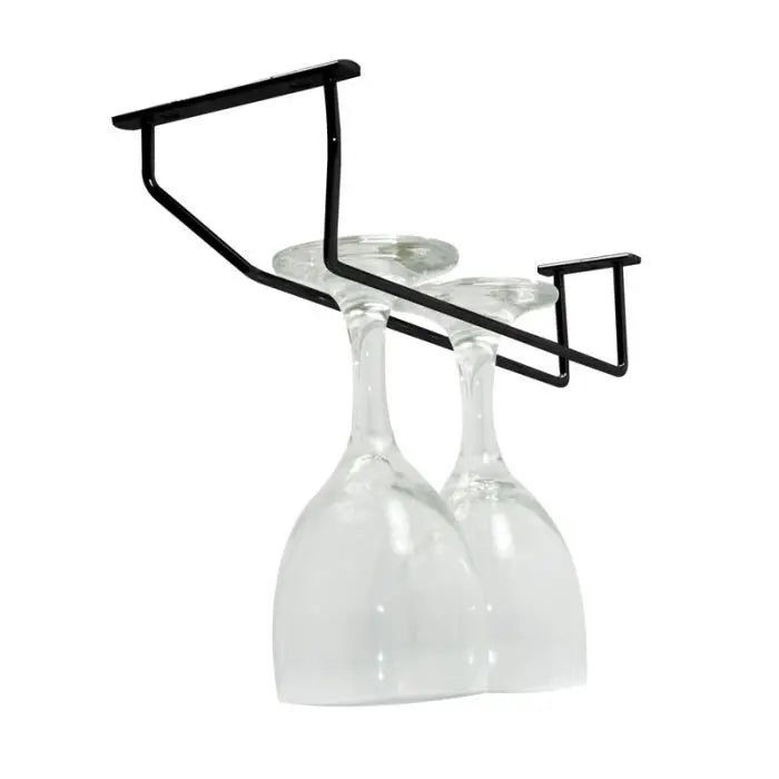 Wine Glass Holder, Black, 1 Row