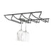 Wine Glass Holder, Black, 4 Row