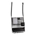 Hanging Shower Caddy, With Mirror, Black Plastic