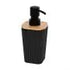 Soap Dispenser, Black, Bamboo