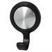 Hook, Self Adhesive Tape, Black/Stainless Steel, 2 Pieces