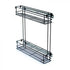 Side Mounted Pull Out, 2 Tier, Black, 150 Unit