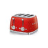 Smeg 4 Slice Fiery Red 50's Retro Style Toaster - TSF03RDSA