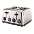 Russell Hobbs 4 Slice Stainless Steel Toaster - 13976