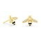 "BEE Mine!" 14 Karat Gold Plated Signity CZ Bee Earrings