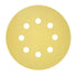 Gold Sanding Disc, Grip, 8 Hole, 125mm, P320