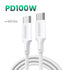 UGREEN Type-C To Type-C Braided Cable 100W 2 Metre - White
