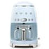 Smeg 1.25L Pastel Blue Retro Drip Filter Coffee Machine - DCF02PBSA