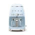 Smeg 1.25L Pastel Blue Retro Drip Filter Coffee Machine - DCF02PBSA