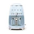 Smeg 1.25L Pastel Blue Retro Drip Filter Coffee Machine - DCF02PBSA