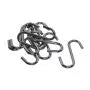 S Hook, Chrome Plated, 10 Pieces