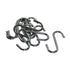 S Hook, Chrome Plated, 10 Pieces