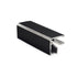 Plinth Corner, Flexible, Matt Black, 150mm