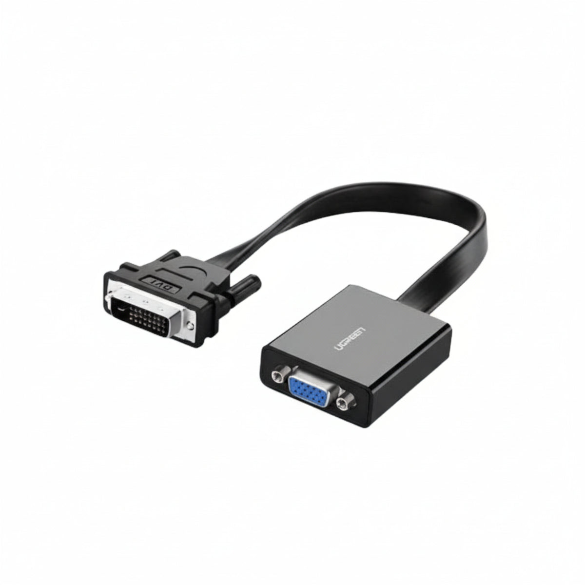 UGreen DVI-D 24+1 to VGA Active Video Adapter (Male to Female) – Black