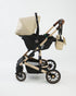 Emerald Baby Compact 3 in 1 Stroller Set with Car Seat & Nappy + Emerald Baby Yara Extra Length Camp Cot