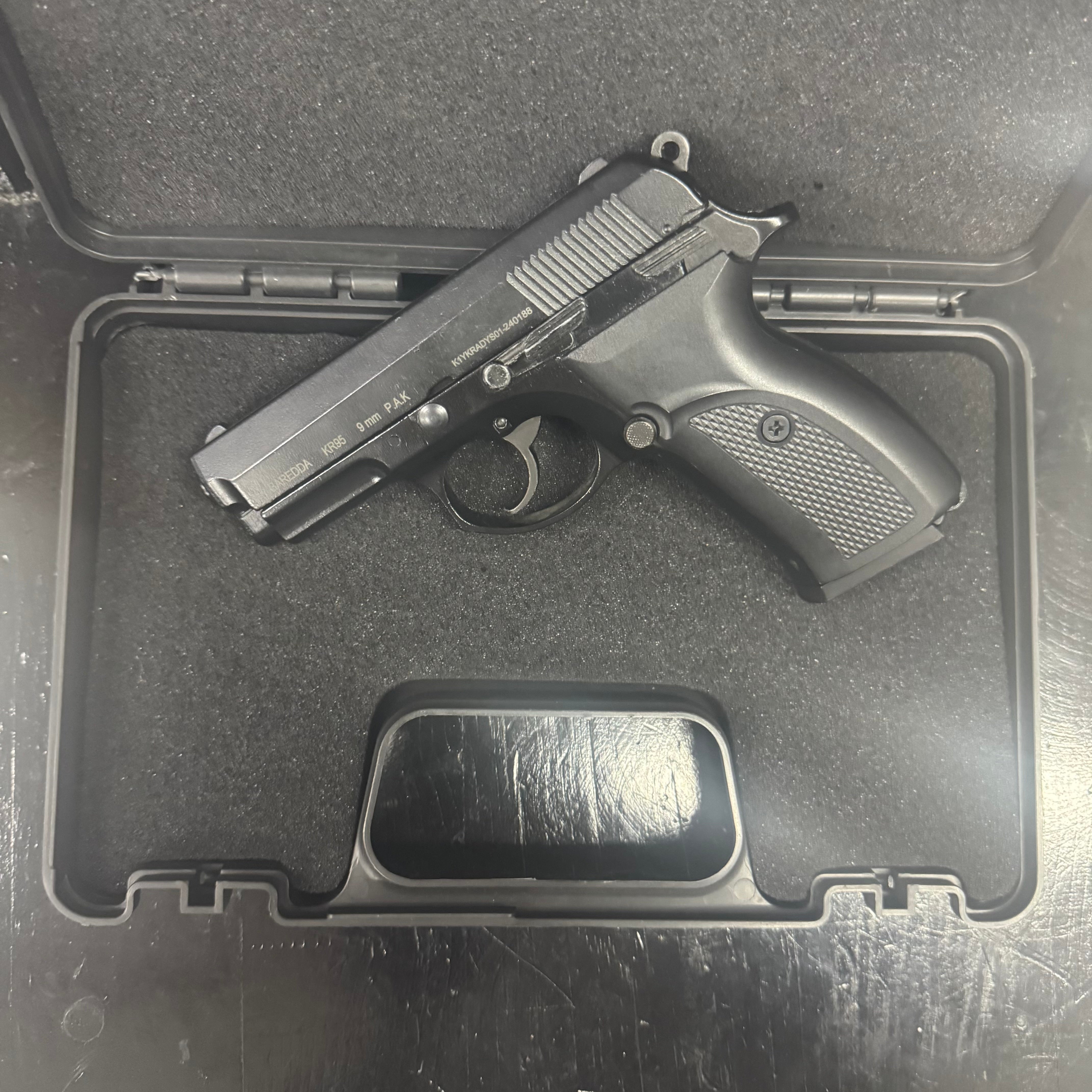 Baredda KR95 Black Blank/Pepper Gun (Semi Auto|14+1|9mm PAK)