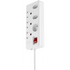 Ellies 6 way High Surge Multiplug 0.5M - WT