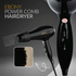 Elektra Ebony Power Comb Hairdryer