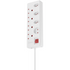 Ellies 8-Way High Surge Multiplug 0.5m - WT