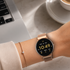 Volkano Ayla Collection Smartwatch with Extra Silicone Strap - Gold