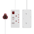Ellies 4 way High Surge Multiplug 0.5M - WT