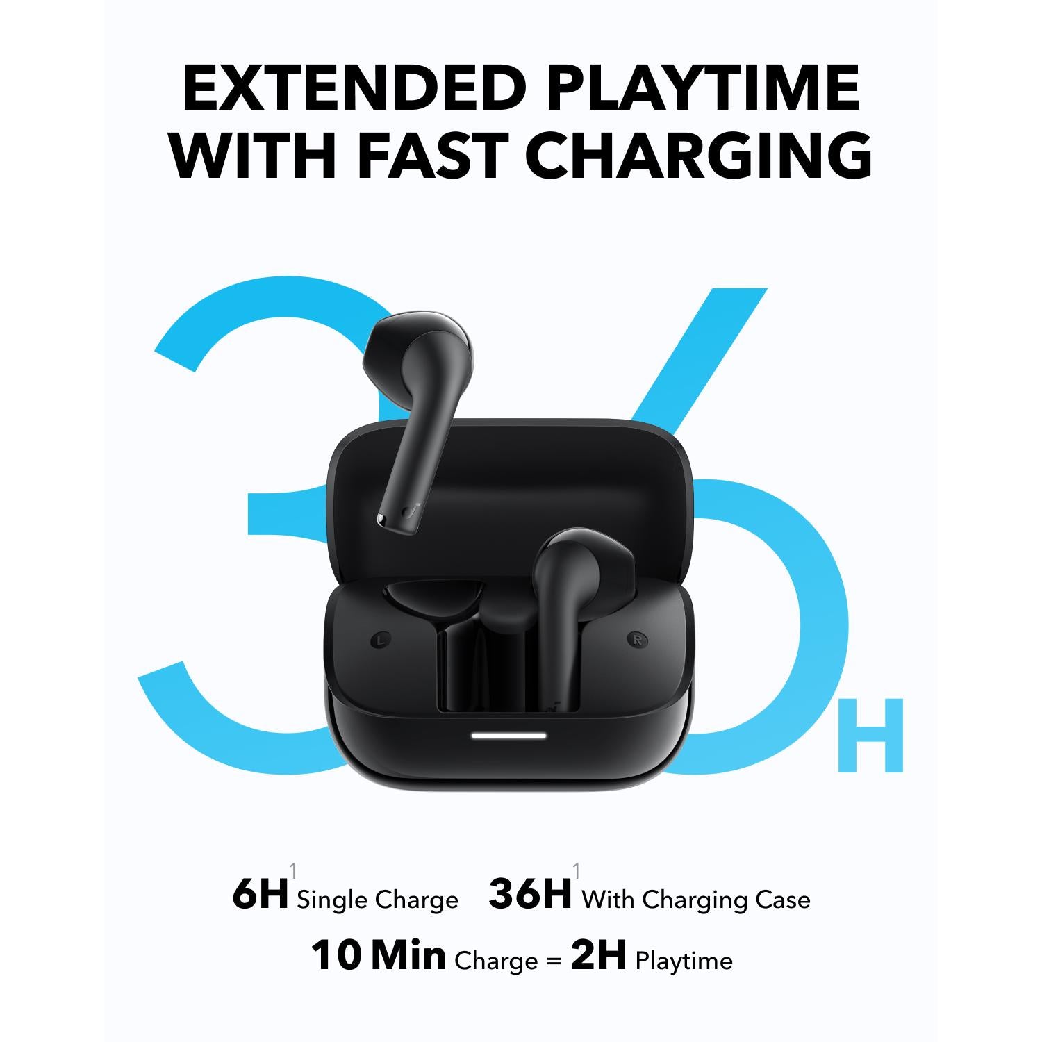 soundcore K20i True Wireless Earbuds - Black