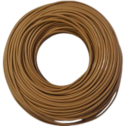 10 Core Brown Comms Cable – 100m Roll (Untinned Copper, Low Voltage)