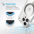 Speck Presidio Perfect Clear MagSafe Case - Apple iPhone 16 Pro - Clear & Chrome