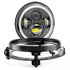 7 Inch Universal Jeep Style LED Headlights Plus Mounting Bracket (4-Piece)